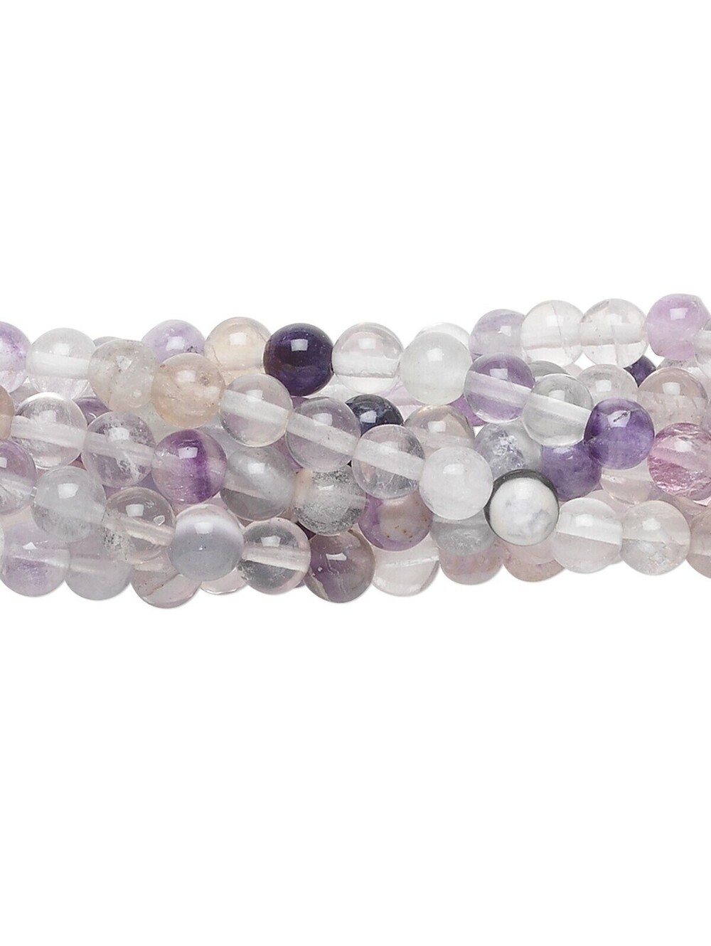 Natural Rainbow Fluorite Gemstone Beads Round 4mm Bulk Lot 100 pcs